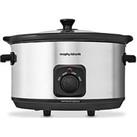 Morphy Richards 6.5L 461013 Slow Cooker - Brushed Stainless Steel
