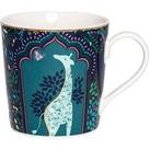 Sara Miller India Collection Mug &Ndash; Giraffe&Rsquo;S Courtyard