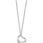 The Love Silver Collection Sterling Silver Open Heart Pendant