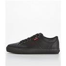 Levi'S Woodward Faux Leather Trainers - Black