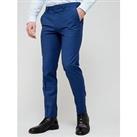 Hugo Hesten232X Slim Fit Suit Trousers - Dark Blue