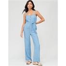 V By Very Strappy Soft Touch Jumpsuit