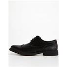 Everyday Mens Formal Lace Up Brogue Shoe - Standard