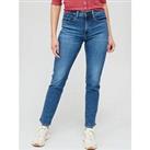 Levi'S 724 High Rise Straight Jean - Blue Wave Mid