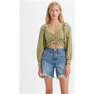 Levi'S Devin Blouse - Zelda Plaid Weeping Willow