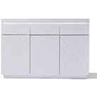 Very Home Kara Sideboard With Led Strip Light - White
