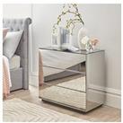 Valour Ready Assembled Mirrored 3 Drawer Wide Chest