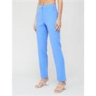 Pieces Colour Pop High Waisted Trousers- Blue