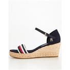 Tommy Hilfiger Mid Corporate Wedge - Navy