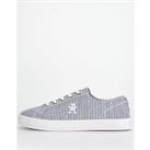 Tommy Hilfiger Seersucker Essential Sneaker - Blue