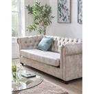 Very Home Chester Leather Look 3 Seater Sofa Bed - Fsc Certified