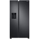 Samsung Series 8 Rs68A884Cb1/Eu American-Style Fridge Freezer With Spacemax Technology - C Rated - Black Stainless Steel