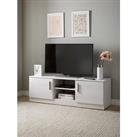 Everyday Panama 2 Door Tv Unit - Fits Up To 55 Inch Tv - White Oak - Fsc Certified