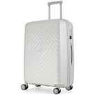 Rock Luggage Infinity 8 Wheel Hardshell Medium Suitcase - Pearl