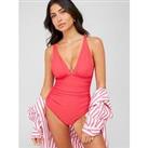 Everyday Shape Enhancing Swimsuit - Red