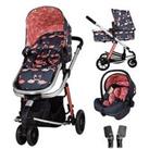Cosatto Giggle 2 In 1 I-Size Travel System Pushchair Bundle - Pretty Flamingo