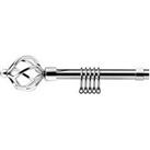 Everyday Cage Finial Extendable Curtain Pole