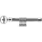 Very Home Extendable Curtain Pole Kit With Bling Finials