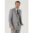 Skopes Brook Tailored Check Jacket - Light Grey