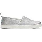 Toms Alpargata Canvas Shoes - Silver