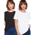 Everyday 2 Pack Essential Crew Neck T-Shirts - Multi