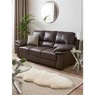 Verona Leather 3 Seater Sofa - Fsc Certified