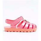 River Island Mini Mini Girls Caged Jelly Sandals - Pink