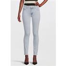 7 For All Mankind Hw Skinny In Your Choice - Light Blue