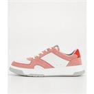 Boss Baltimore Basket Leather Trainer - Pink