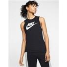 Nike Women'S Futura Muscle Tank Top - Black/White