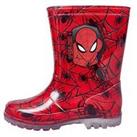 Spiderman All Over Print Wellies - Red