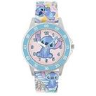 Disney Lilo And Stitch Blue Printed Time Teacher Strap Watch