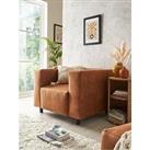 Very Home Clarkson Faux Suede Armchair - Fsc Certified