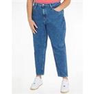 Tommy Jeans Curve Ultra High Rise Mom Jean - Blue