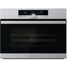 Hisense Bim44321Ax Built In Compact Electric Single Oven With Microwave Function - Stainless Steel