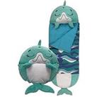Happy Nappers Blue Disco Dolphin Sleeping Bag - Large