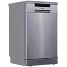 Hisense Hs523E15Xuk Slimline 30-Minute Quick Wash, 10 Place Dishwasher &Ndash; Stainless Steel