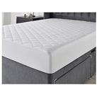 Everyday Hollowfibre Mattress Protector - White