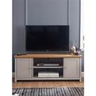 Gfw Lancaster 2 Door Large Tv Cabinet - Fits Up To 55 Inch Tv - Grey