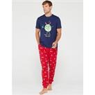 Very Man Mens Family Sprout Mini Me Christmas Pyjamas - Multi
