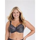 Miss Mary Of Sweden Jacquard & Lace Underwired Bra With Padded Side Support