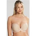 Cleo By Panache Faith Moulded Plunge Strapless Bra - Beige