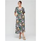 Barbour Acanthus 100% Lyocell Floral Maxi Dress - Multi