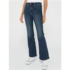 Levi'S 726 High Rise Flare Jean - Blue Swell
