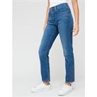 Levi'S 724 High Rise Straight Leg Jean - All Zipped Up - Blue