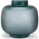 Very Home Ribbed Glass Vase