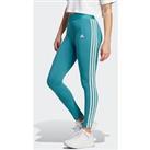 Adidas Sportswear Women'S Sportswear 3 Stripes Leggings - Blue