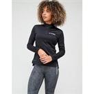 Adidas Terrex Women'S Multi Half-Zip Long-Sleeve Top - Black