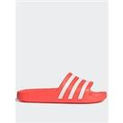 Adidas Sportswear Unisex Adilette Aqua Sliders - Red