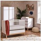 Obaby Astrid Mini 3 Piece Nursery Furniture Set - White